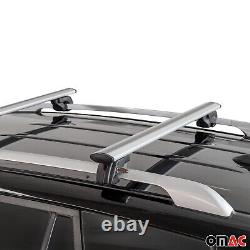 Cross Bar for Mercedes GLK-Class 2008-2015 Top Carrier Luggage Roof Rack Silver