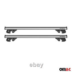 Cross Bars for Lincoln Navigator 1998-2006 Top Luggage Carrier Roof Rack Silver
