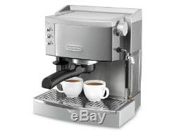 Delonghi Espresso Machine Latte Cappuccino Maker 15 Bar Pump Compact Stainless