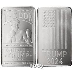 Donald Trump The Don 4 Time Indictment Champion 10 oz. 999 Fine Silver Bar