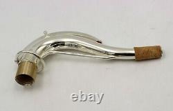 Eastern Music C10 type silver plated tenor saxophone neck reinforced bar new