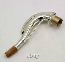 Eastern Music C10 type silver plated tenor saxophone neck reinforced bar new