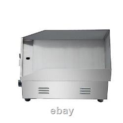 Electric Countertop Griddle 3kw 50300 Flat Grill Bar Stainless Steel NEWEST