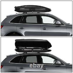 FOR 09-16 AUDI Q5 ROOF TOP CARGO STORAGE LUGGAGE BOX CASE WithALUMINUM CROSS BAR