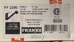 FRANKE FAUCET(single lever)SATIN NICKEL #FF2280 FOR KITCH/BAR/WORK, see pics