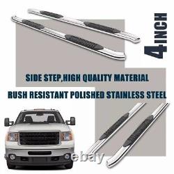 Fit 2010-2018 Dodge Ram 2500 3500 Crew Cab 4 Running Boards S. S. Nerf Bars