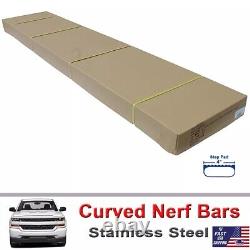 Fit 2010-2018 Dodge Ram 2500 3500 Crew Cab 4 Running Boards S. S. Nerf Bars