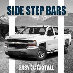 Fit 2010-2018 Dodge Ram 2500 3500 Crew Cab 4 Running Boards S. S. Nerf Bars