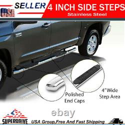 Fit 2010-2020 Dodge Ram 2500 3500 Crew Cab 4 S. S. Nerf Bars Running Boards Step