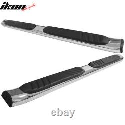 Fits 04-14 Ford F150 Crew Cab Oval OE Style 5 Running Boards Side Step Nerf Bar