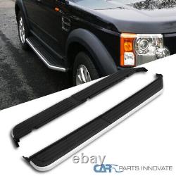 Fits 2005-2016 Land Rover Discovery LR3 Nerf Side Step Bar Running Board Silver