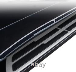 Fits 2020-2023 Toyota Highlander Running Boards Side Steps Nerf Bar Pair Silver
