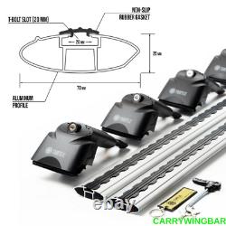 Fits 2022-2024 Lexus LX600 Roof Racks Silver CrossBar Set Luggage Rails