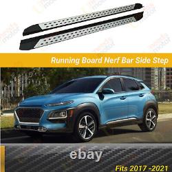 Fits For 2018-2023 Hyundai Kona set Door Step Running Boards Side Step Nerf Bar