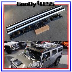 For 03-09 Hummer H2 OE Factory Style Roof Rack Cross Bars Set Luggage Carrier