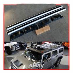 For 03-09 Hummer H2 OE Style Silver Roof Rack Cross Bars Set Luggage Carrier