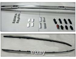 For 17-19 Honda CRV Roof Rack Side Rail Luggage Carrier Bar Silver OE Style Pair