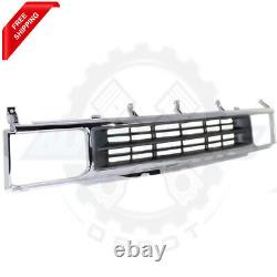 For 1993 1994 1995 NISSAN PATHFINDER NEW FRONT GRILLE CHROME & SILVER NI1200164