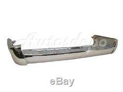 For 1996-1998 4Runner Rear Bumper BAR + Extension End Chrome With Flare Hole 3P