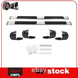 For 2004-2014 Ford F150 Super/Extended Cab 5 Step Nerf Bar Running Boards S/S