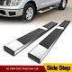 For 2004-2022 Nissan Titan Crew Cab 6 Running Boards Step Bars Side Steps PAIR