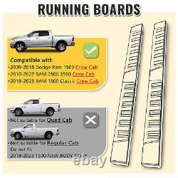 For 2009-2018 Dodge Ram 1500 Crew Cab 6 Running Boards Nerf Bars Side Step