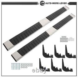 For 2010-2022 RAM 2500 3500 Crew Cab 6 Side Steps Nerf Bars Running Boards SS