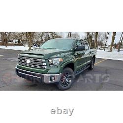 For 2018 2019 2020 2021 Toyota Tundra Front Grille Chrome withSilver Bar Center