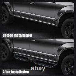 For 2019-2024 Chevy Silverado/Sierra 1500 Crew Cab Drop Running Boards Step Bars