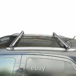 For Audi A4 B9 Avant 2017-2023 Roof Rack Cross Bars Carrier Silver Flush Rails