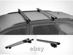 For BMW 3 Series Touring F31 2012-2018 Roof Rack Cross Bars Silver Flush Rails