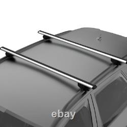 For BMW X3 F25 2011-2017 Roof Rack Cross Bars Flush Rails Silver 2pcs