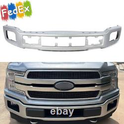 For Ford F-150 Platinum 2018-2020 Iconic Silver Front Bumper Face Bar Cover US