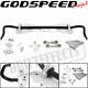 For Honda Civic 92-95 EG Godspeed SB-060-Silver Rear Sway Bar Subframe Brace Kit