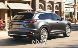 For Mazda CX-9 CX9 (2016-2023) 2PCS Aluminum Roof Rail Rack Cross Bars Silver