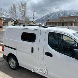 For Nissan NV200 2009-Up Roof Side Rails and Roof Racks Cross Bars Alu Silver