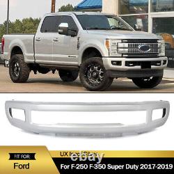 Front Bumper Face Bar For 2017-2019 Ford F250 F350 Super Duty With Fog Light Holes