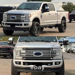 Front Bumper Face Bar For 2017-2019 Ford F250 F350 Super Duty With Fog Light Holes