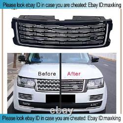 Front Grille Mesh Grill Bar Fits For Range Rover 2013-2017 Upgrade To 2023