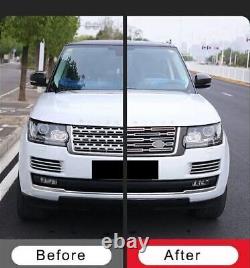 Front Grille Mesh Grill Bar Fits For Range Rover 2013-2017 Upgrade To 2023