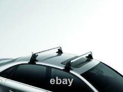 Genuine Audi Base Carrier Bars Silver & Black 8K5-071-126-B