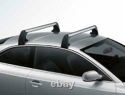 Genuine Audi Base Carrier Bars Silver & Black 8K5-071-126-B