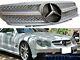 Grille Silver Chrome Style Bar For 2003 2004 2005 2006 Mercedes Benz R230 Sl Car