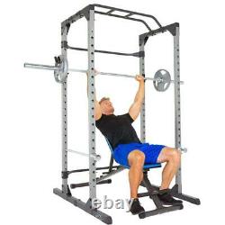 Heavy Duty Power Cage Squat Rack with Pullup Bar 800LB Capacity FAST SHIPPING