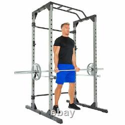 Heavy Duty Power Cage Squat Rack with Pullup Bar + Safety Bars FAST SHIPPING