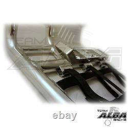 Honda TRX 400EX Nerf Bars Pro Peg Alba Racing Silver Black 211 T7 SB