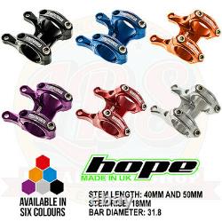 Hope Direct Mount Stem 18mm Rise 31.8mm Bar All colors and options New