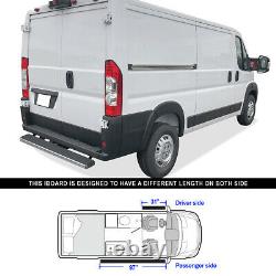 IBoard Rear Step Bar 5in Silver Fit 14-21 Dodge ProMaster