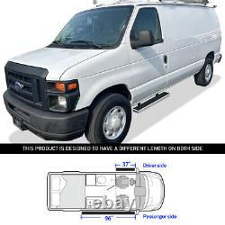 IBoard Stainless Steel 6in Running Boards Fit 99-14 Ford Econoline Full Size Van