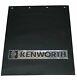 Kenworth Trucks 24 x 30 Black/Silver Bar Logo Poly Semi Truck Mud Flaps-Pair